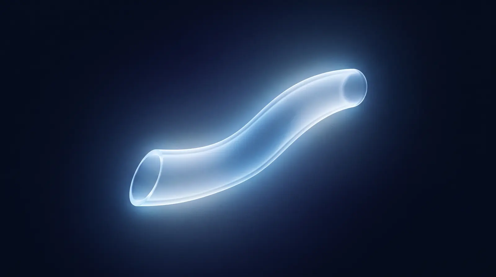 Abstract cinematic illustration of the human anorectal region